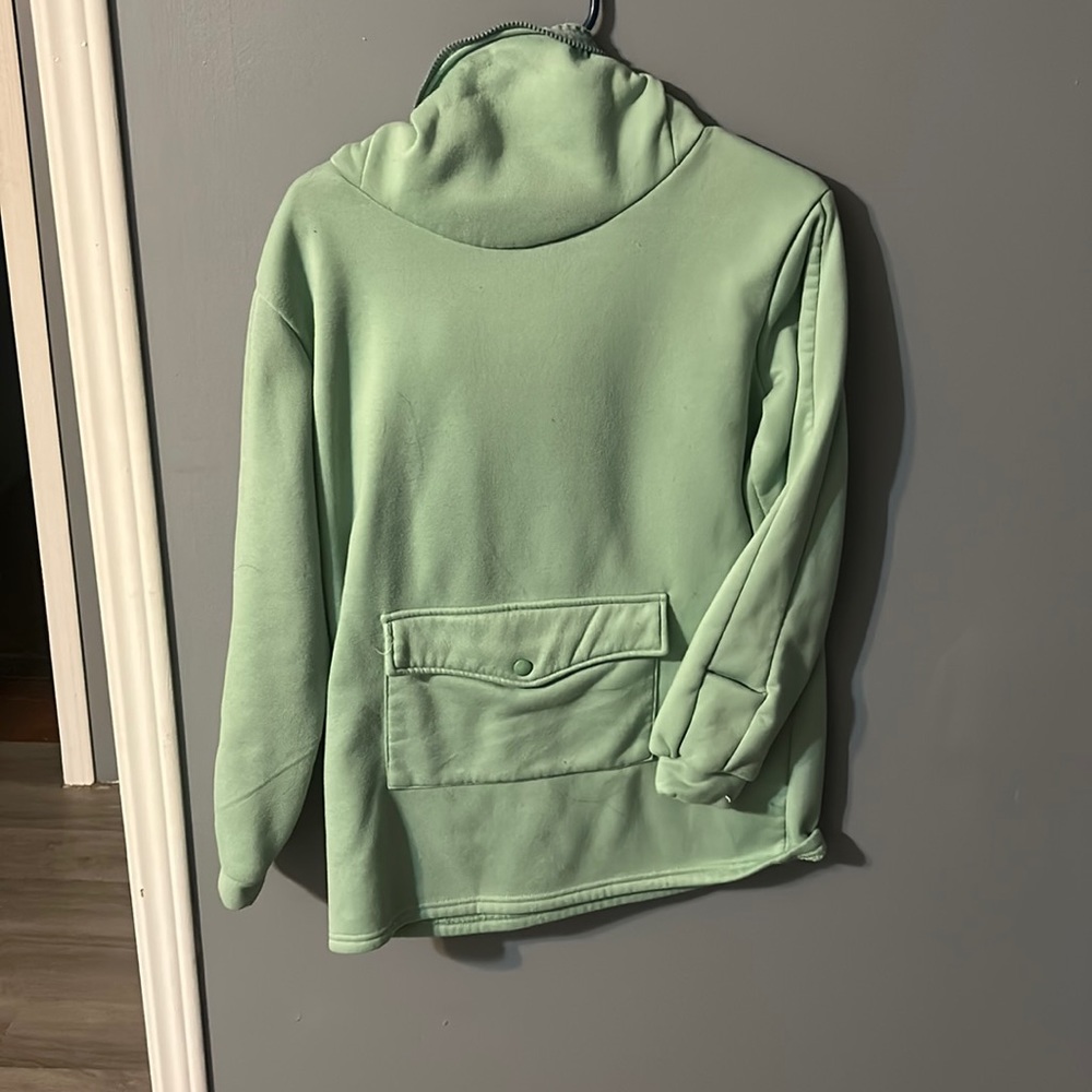 light green frog sweatshirt size s oversized